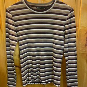 ONLY - Striped long sleeve shirt